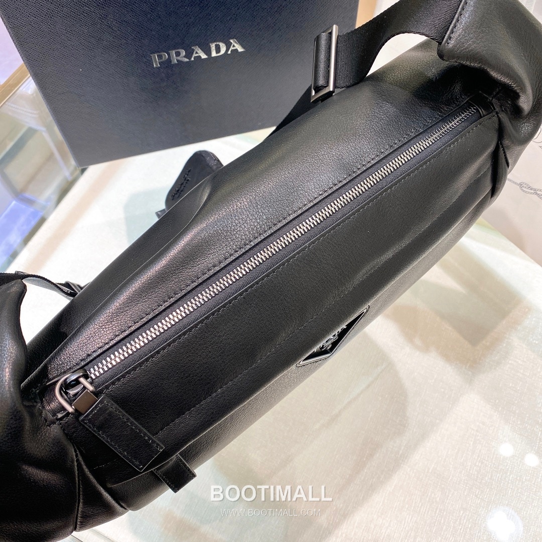 Prada Messenger Calfskin Leather Rust Messenger Bag 프라다 2VH125 메신저 카프스킨 레더 러스트 메신저백 5
