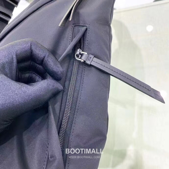 Prada Backpack Water-Resistant Parachute Nylon Black 프라다 2VZ092 백팩 방수 파라슈트 나일론 블랙 37.5cm 9
