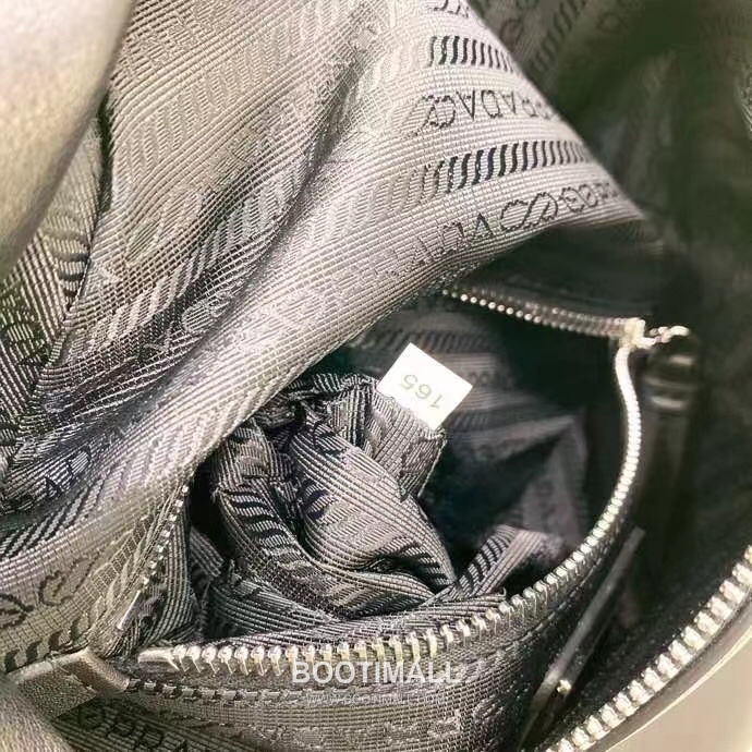 Prada Backpack Leather Black 프라다 2VZ092 백팩 가죽 블랙 37.5cm 12