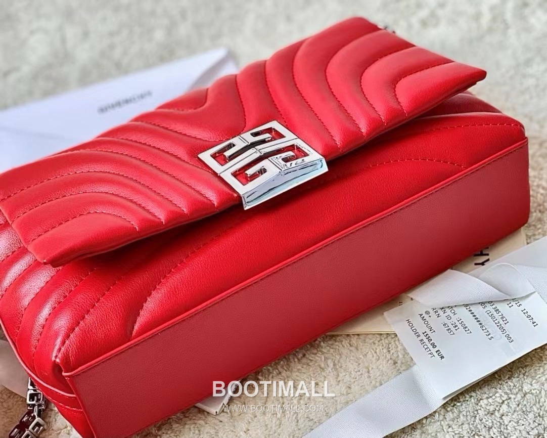 Fendi 4G Soft Baguette Lambskin Black Shoulder Bag 펜디 4G 소프트 바게트 램스킨 블랙 숄더백 25cm 6