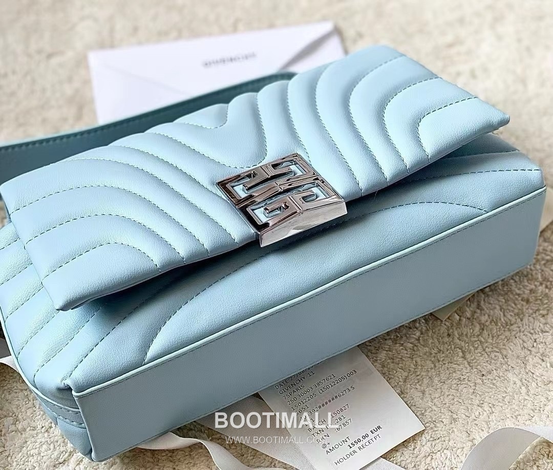 Fendi 4G Soft Baguette Lambskin Black Shoulder Bag 펜디 4G 소프트 바게트 램스킨 블랙 숄더백 25cm 6