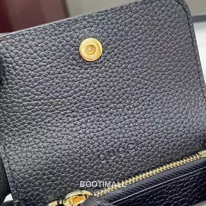 Gucci Half Horsebit Card Holder Grained Calf Leather Gray Pink 구찌 하프 홀스빗 카드 홀더 828148 그레인드 카프스킨 그레이 핑크 10.5cm 7