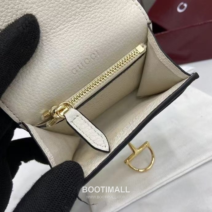 Gucci Half Horsebit Card Case Grained Cowhide Leather Green Card Holder 구찌 하프 홀스빗 카드 케이스 828148 그레인드 소가죽 그린 카드지갑 10.5cm 9