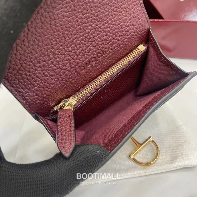 Gucci Half Horsebit Card Holder Grained Calf Leather Ancora Red 구찌 하프 홀스빗 카드 홀더 828148 그레인드 카프스킨 안코라 레드 10.5cm 9