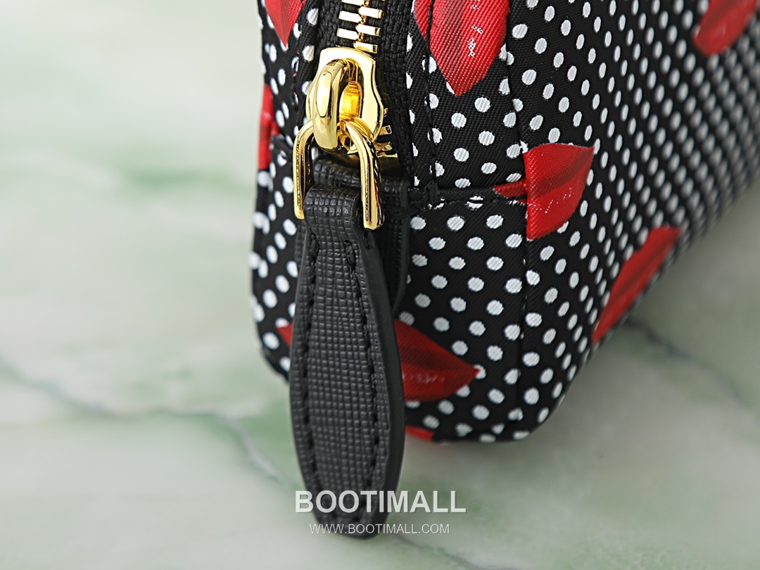 Prada 2HFL Leather Black Cosmetic Pouch 프라다 1ND339 2HFL F0002 레더 블랙 화장품 파우치 12.5cm 6