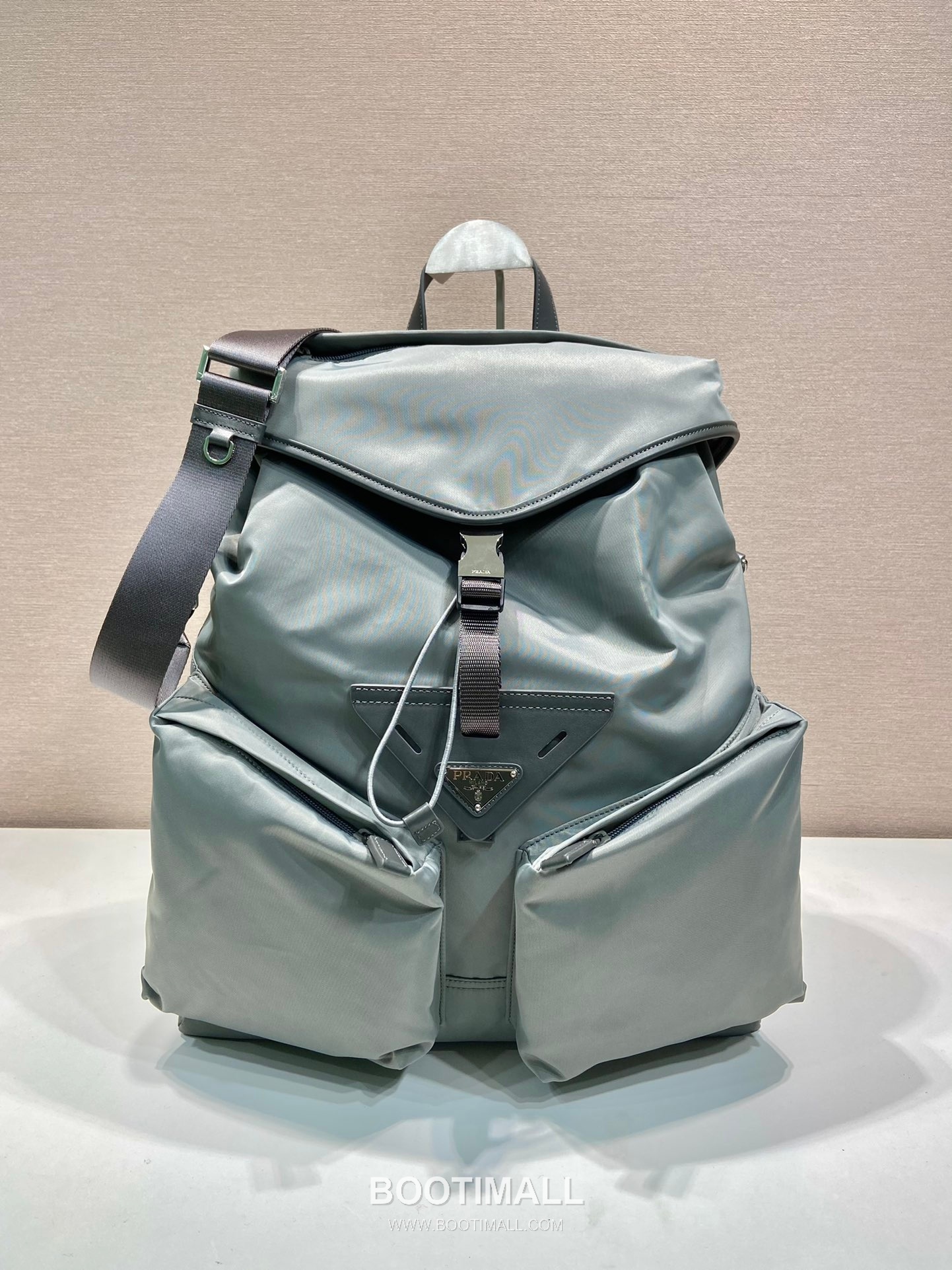 Prada Backpack Nylon, Calfskin New Color 프라다 2VZ108 백팩 나일론, 카프스킨 뉴 컬러 45cm 2