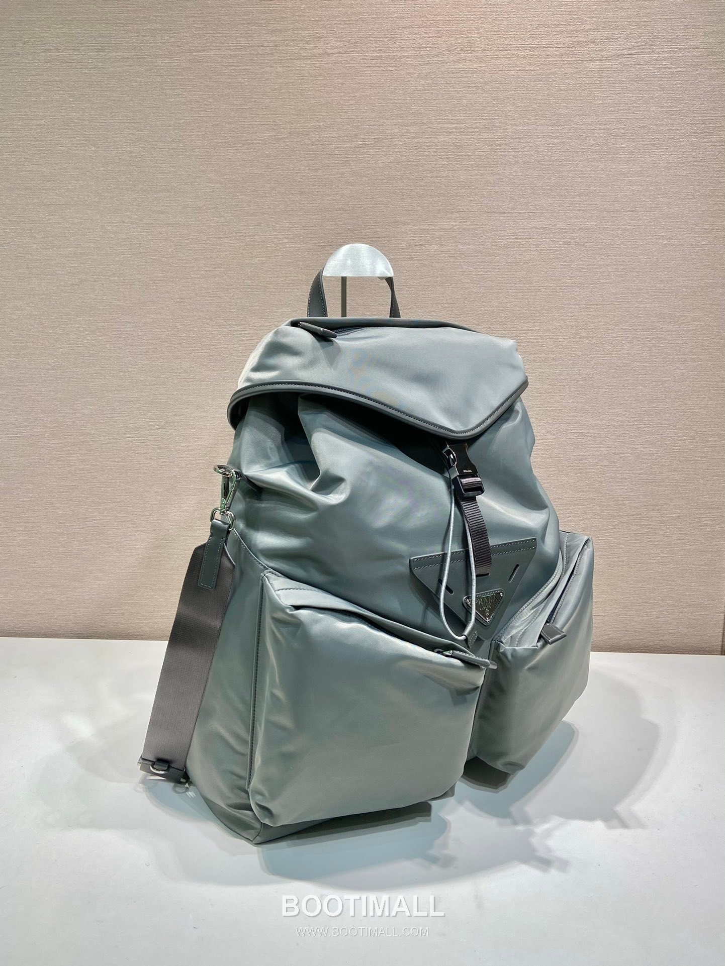 Prada Backpack Nylon, Calfskin New Color 프라다 2VZ108 백팩 나일론, 카프스킨 뉴 컬러 45cm 3