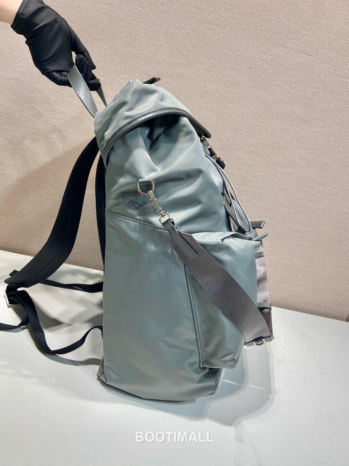 Prada Backpack Nylon, Calfskin New Color 프라다 2VZ108 백팩 나일론, 카프스킨 뉴 컬러 45cm 5