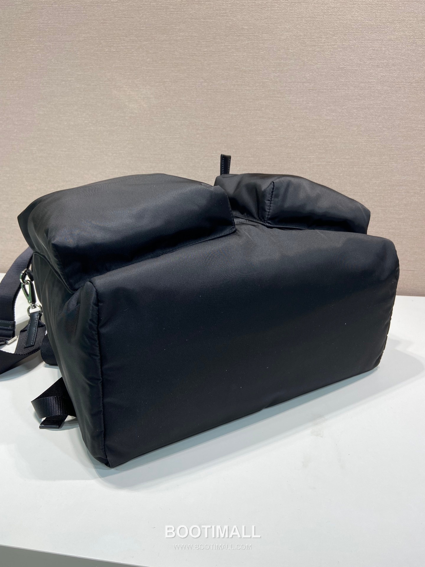 Prada Backpack Nylon, Calfskin Black 프라다 2VZ108 백팩 나일론, 카프스킨 블랙 45cm 8