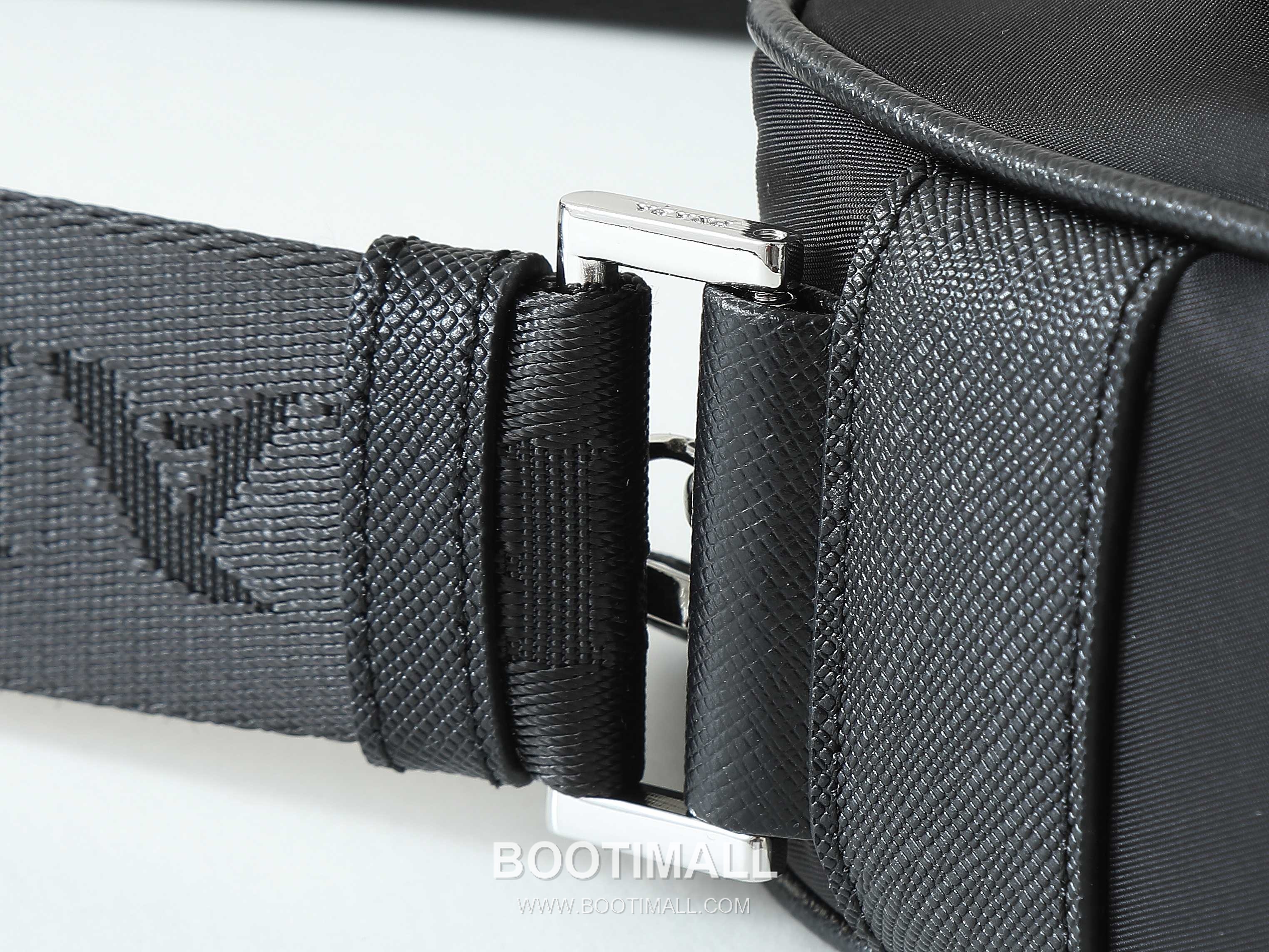 Prada Shoulder Bag Saffiano Leather, Nylon Black 프라다 2VH190 숄더백 사피아노 레더, 나일론 블랙 24cm 7