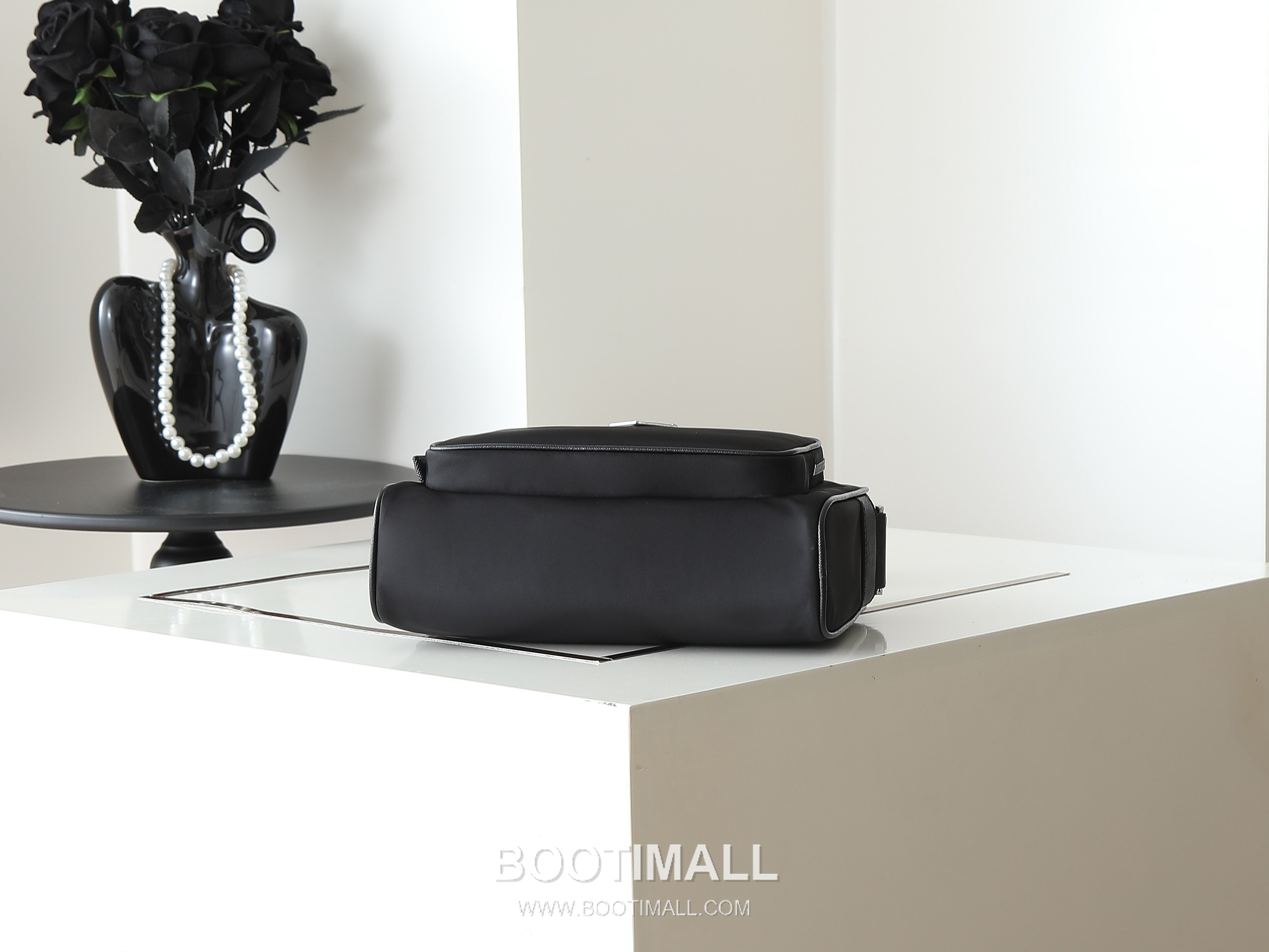 Prada Shoulder Bag Saffiano Leather, Nylon Black 프라다 2VH190 숄더백 사피아노 레더, 나일론 블랙 24cm 8