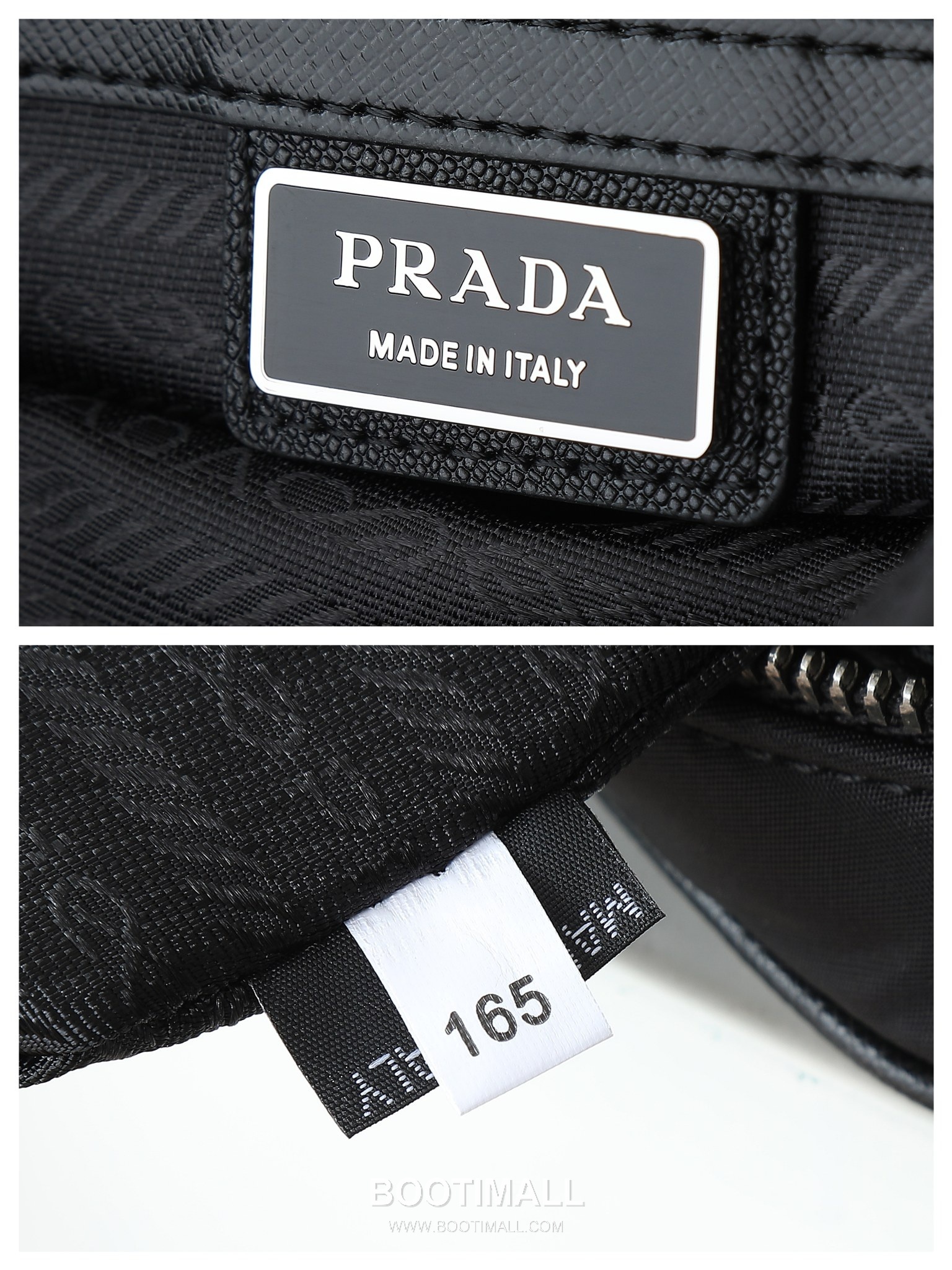 Prada Shoulder Bag Saffiano Leather, Nylon Black 프라다 2VH190 숄더백 사피아노 레더, 나일론 블랙 24cm 11