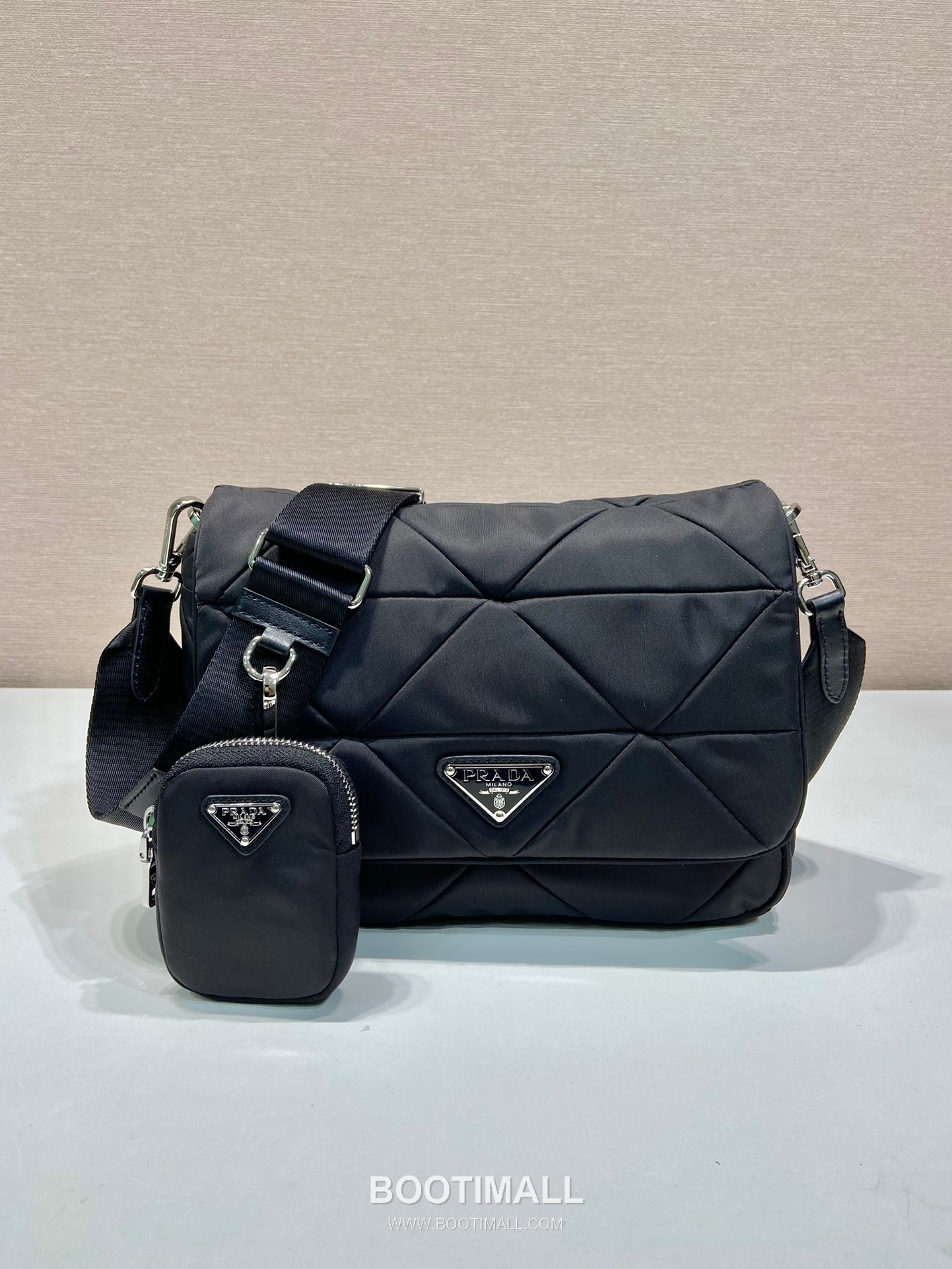Prada 3-in-1 Medium Bag Nylon Black Shoulder Bag 프라다 3-in-1 미디엄 백 1BD290 나일론 블랙 숄더백 24cm 1