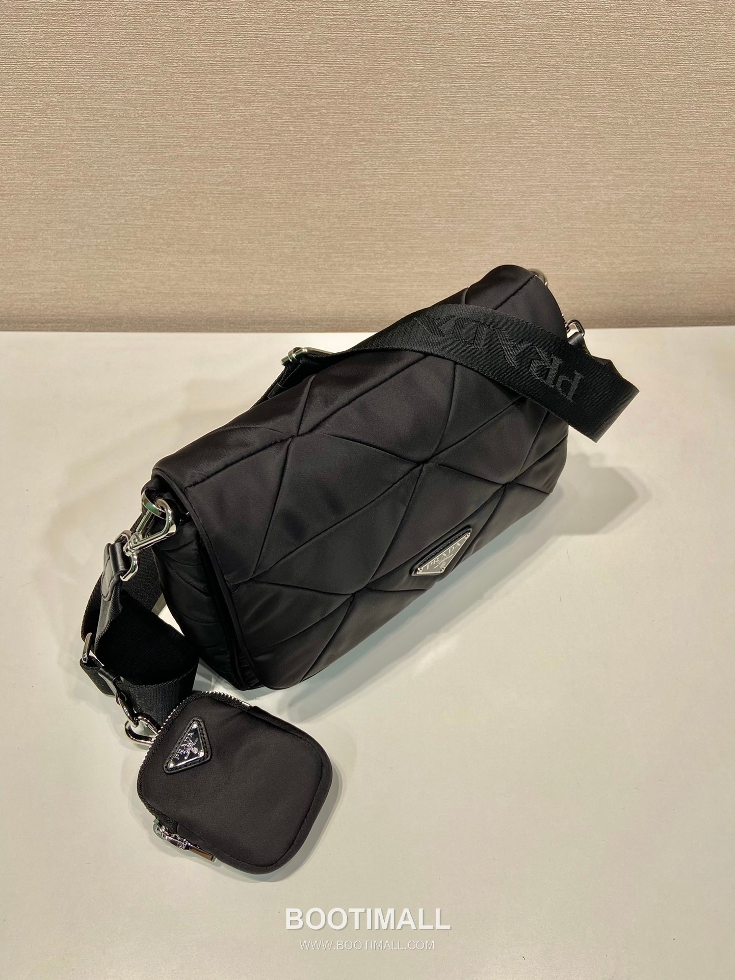 Prada 3-in-1 Medium Bag Nylon Black Shoulder Bag 프라다 3-in-1 미디엄 백 1BD290 나일론 블랙 숄더백 24cm 3