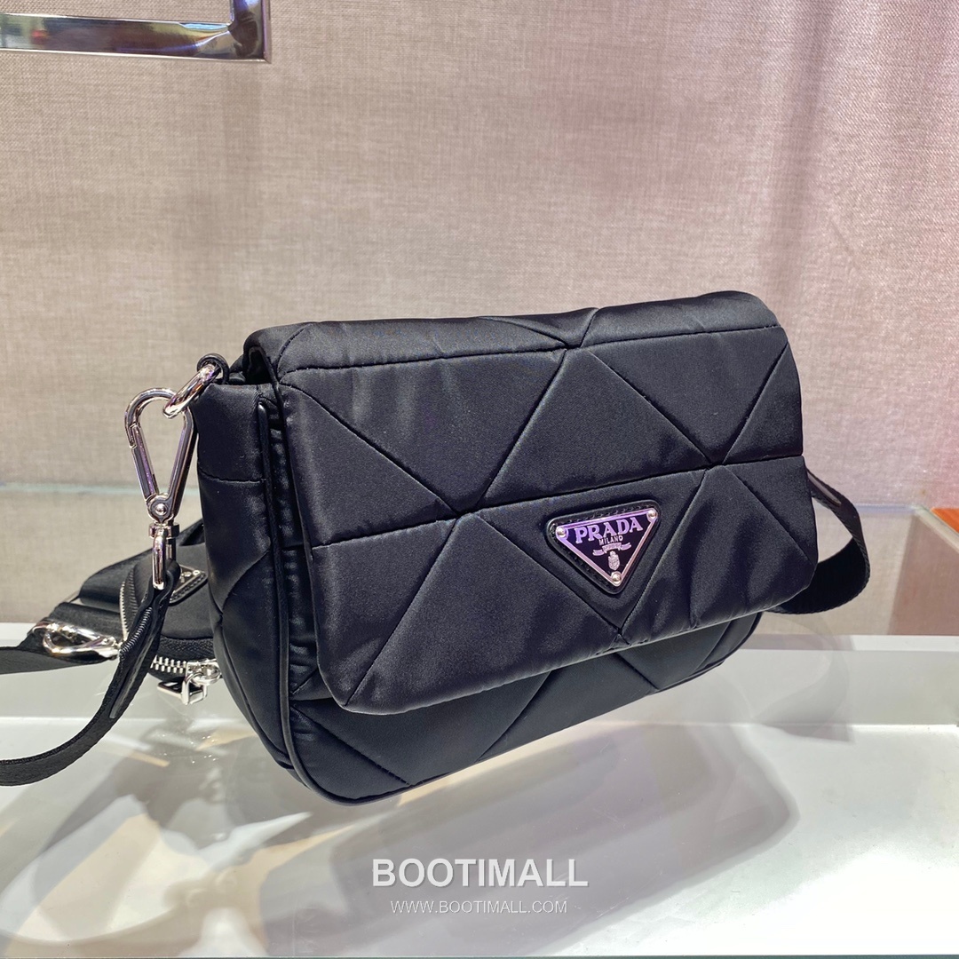 Prada 3-in-1 Bag Nylon Black Shoulder Bag 프라다 3-in-1 백 1BD292 나일론 블랙 숄더백 21cm 3