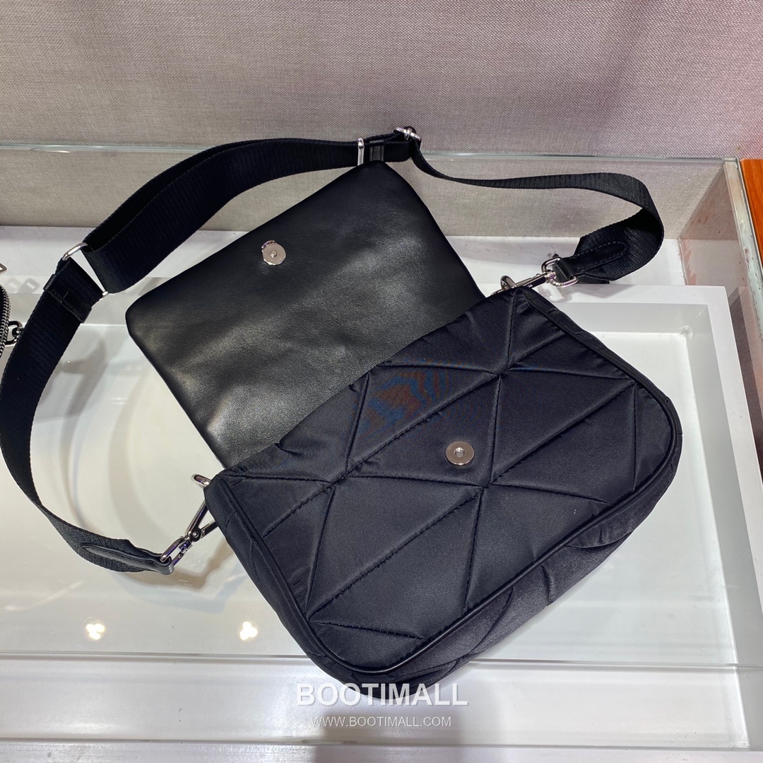Prada 3-in-1 Bag Nylon Black Shoulder Bag 프라다 3-in-1 백 1BD292 나일론 블랙 숄더백 21cm 6