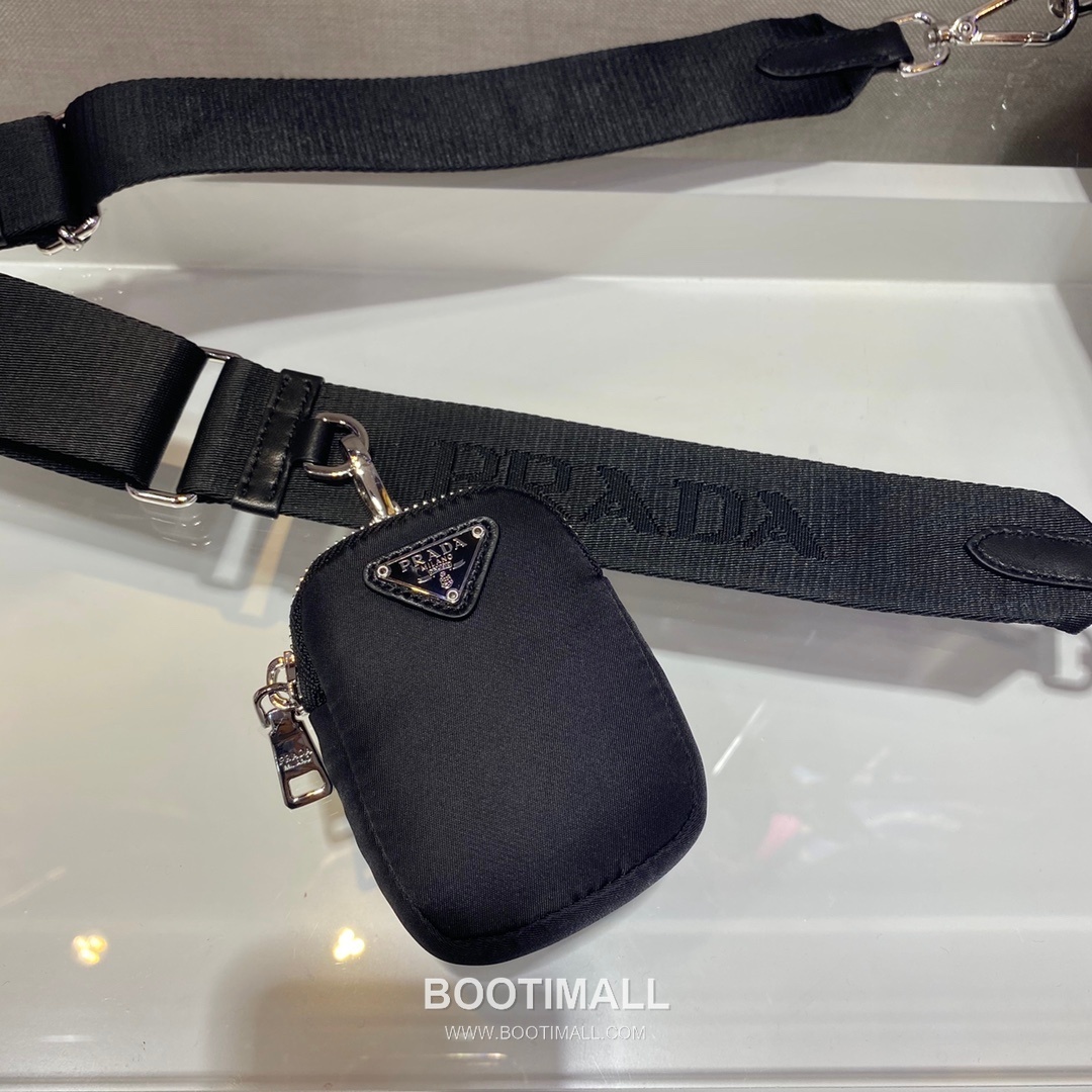 Prada 3-in-1 Bag Nylon Black Shoulder Bag 프라다 3-in-1 백 1BD292 나일론 블랙 숄더백 21cm 7