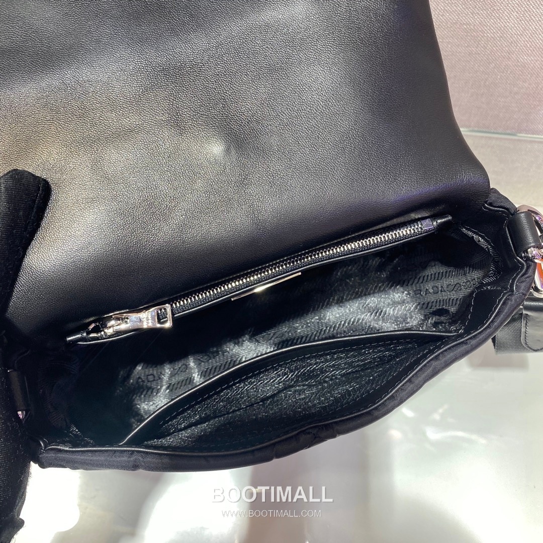 Prada 3-in-1 Bag Nylon Black Shoulder Bag 프라다 3-in-1 백 1BD292 나일론 블랙 숄더백 21cm 8