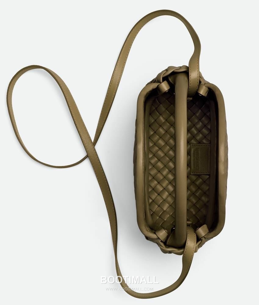 Bottega Veneta Mini Cobble Bag Lambskin Leather Khaki Top Handle Bag 보테가 베네타 미니 코블 백 램스킨 레더 카키 탑핸들백 23cm 2