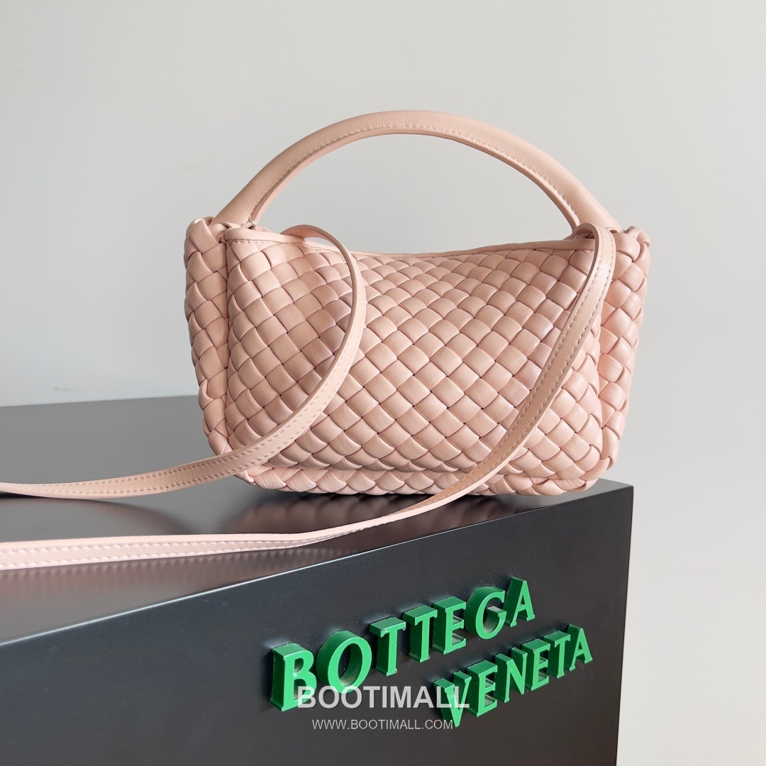 Bottega Veneta Mini Cobble Bag Lambskin Leather Khaki Top Handle Bag 보테가 베네타 미니 코블 백 램스킨 레더 카키 탑핸들백 23cm 5