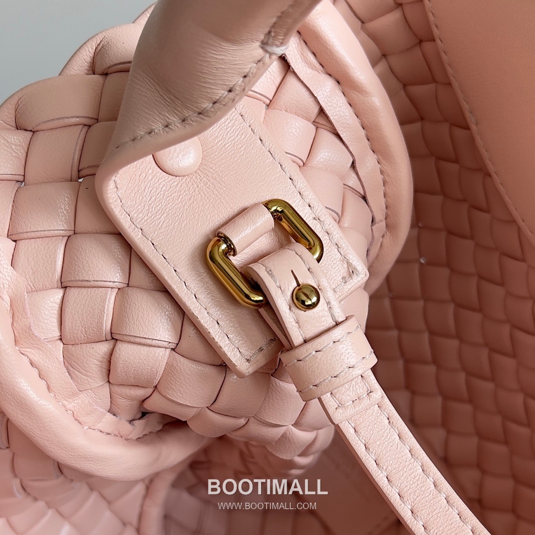 Bottega Veneta Mini Cobble Bag Lambskin Leather Khaki Top Handle Bag 보테가 베네타 미니 코블 백 램스킨 레더 카키 탑핸들백 23cm 11