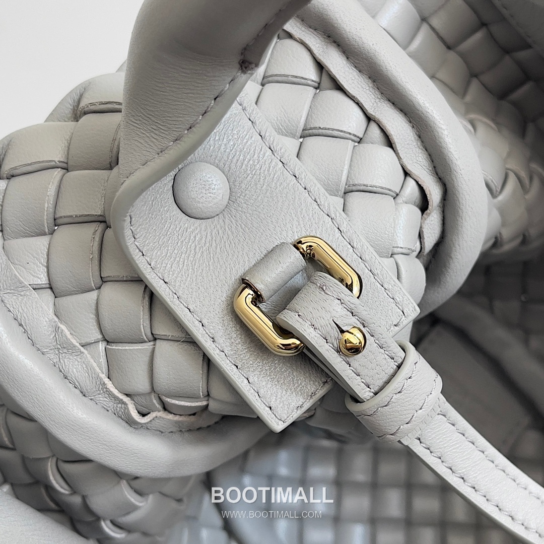 Bottega Veneta Mini Cobble Bag Lambskin Leather Khaki Top Handle Bag 보테가 베네타 미니 코블 백 램스킨 레더 카키 탑핸들백 23cm 7