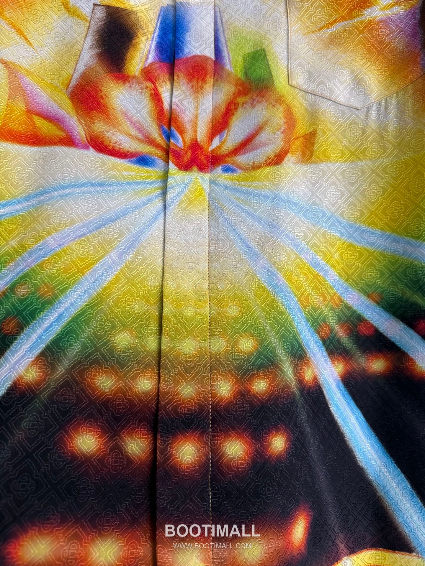 Casablanca Floral Jacquard Shirt Silk Black 카사블랑카 플로럴 자카드 셔츠 실크 블랙 7