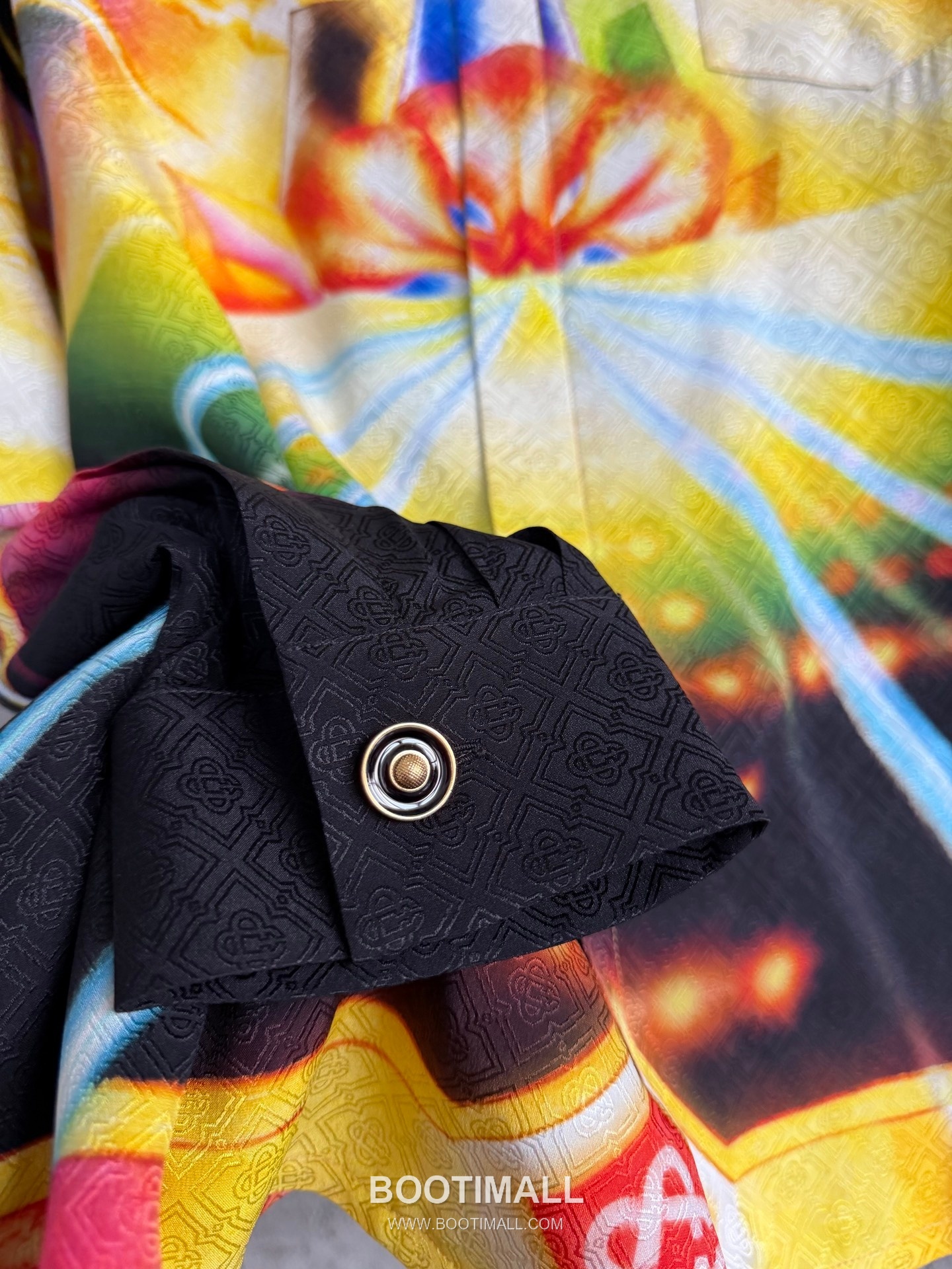 Casablanca Floral Jacquard Shirt Silk Black 카사블랑카 플로럴 자카드 셔츠 실크 블랙 9