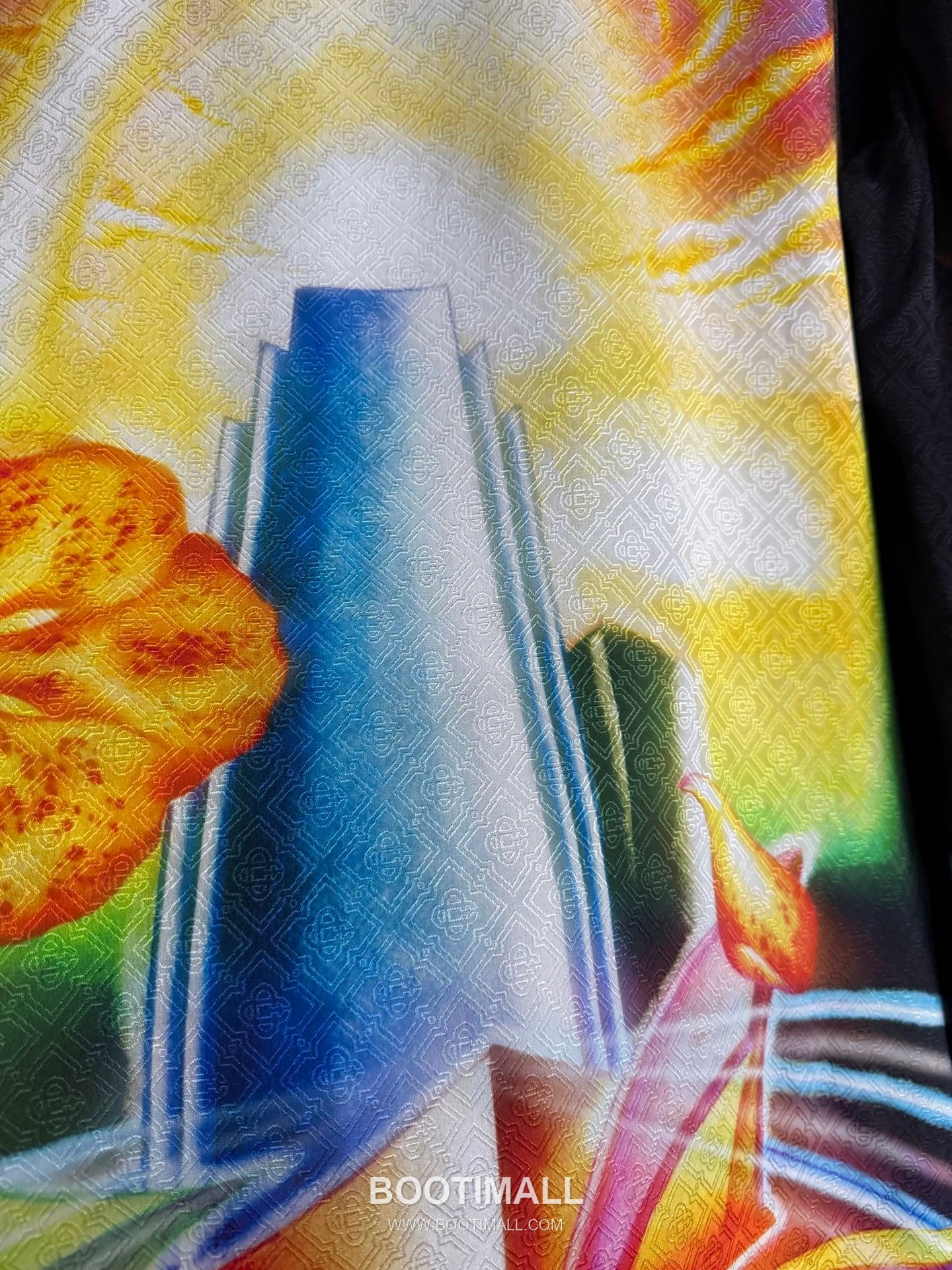 Casablanca Floral Jacquard Shirt Silk Black 카사블랑카 플로럴 자카드 셔츠 실크 블랙 10