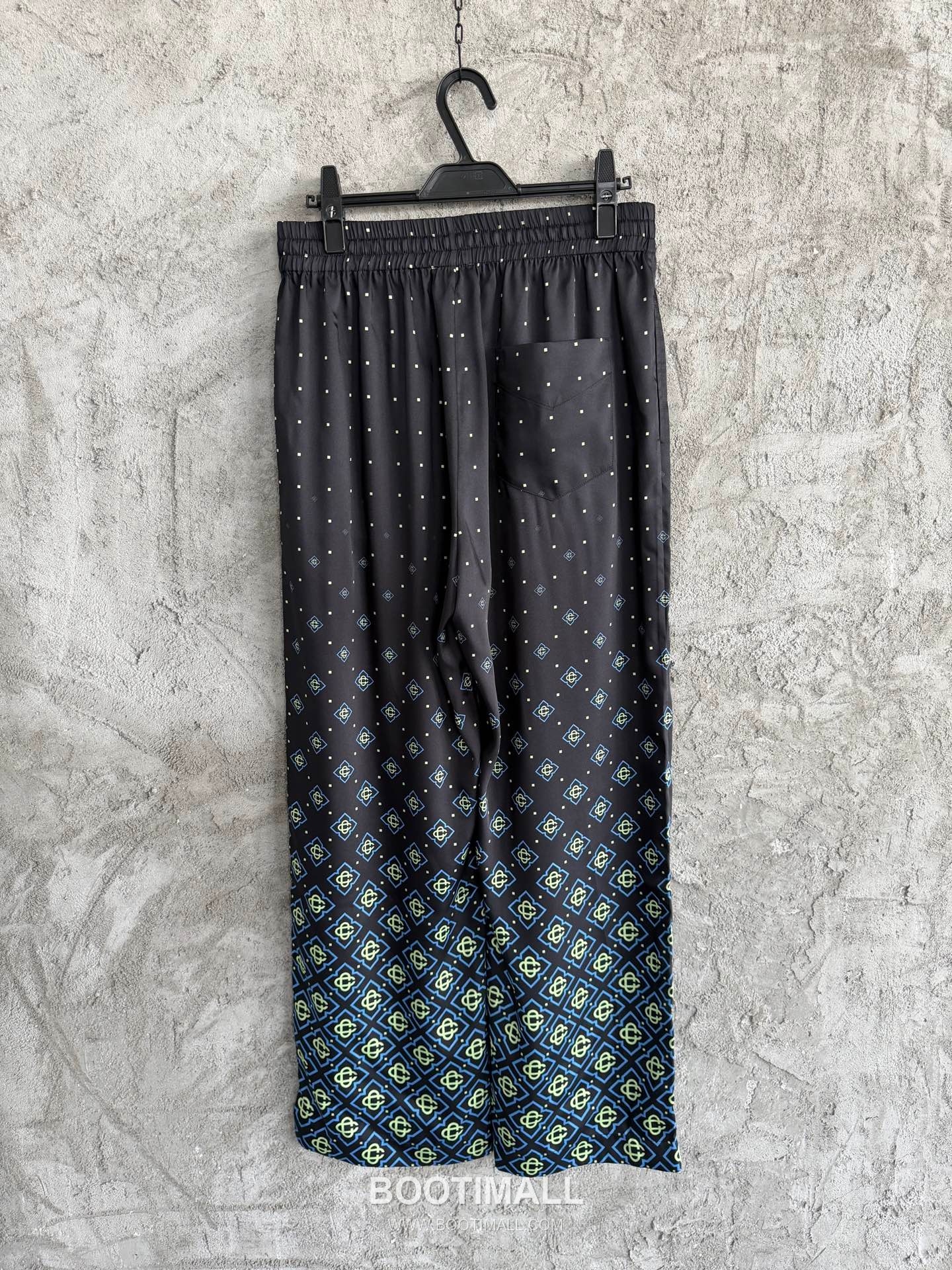 Casablanca Cross Print Pants Silk Black 카사블랑카 크로스 프린트 팬츠 실크 블랙 2