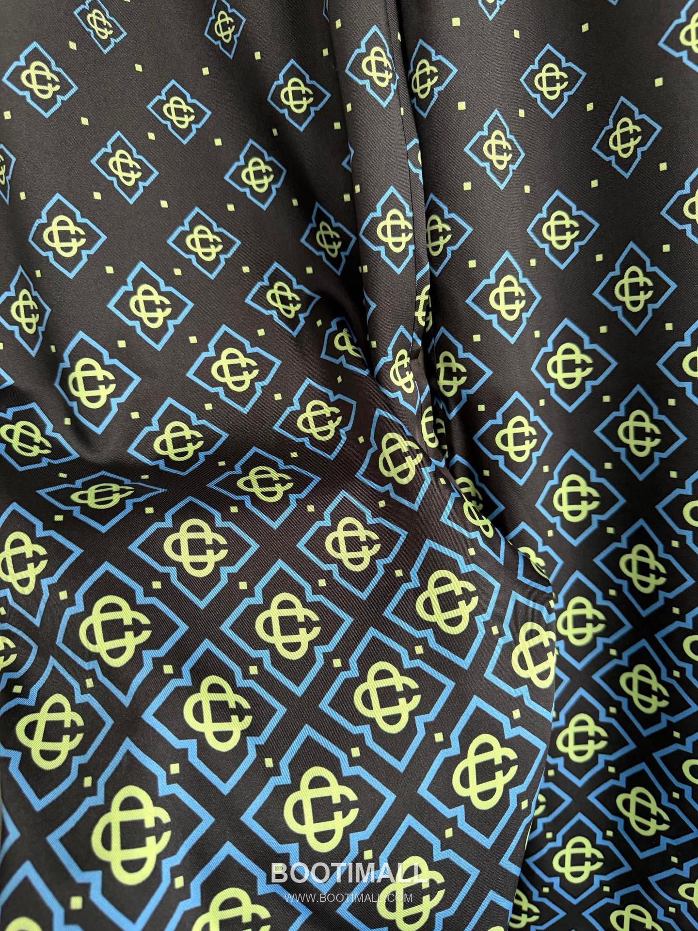 Casablanca Cross Print Pants Silk Black 카사블랑카 크로스 프린트 팬츠 실크 블랙 6