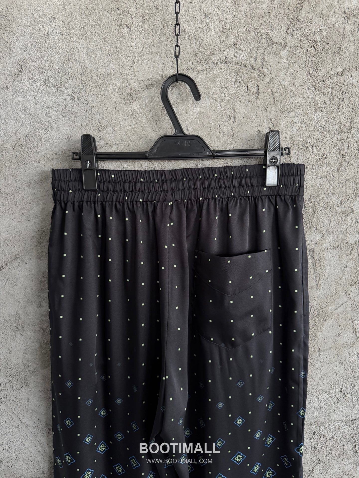 Casablanca Cross Print Pants Silk Black 카사블랑카 크로스 프린트 팬츠 실크 블랙 8