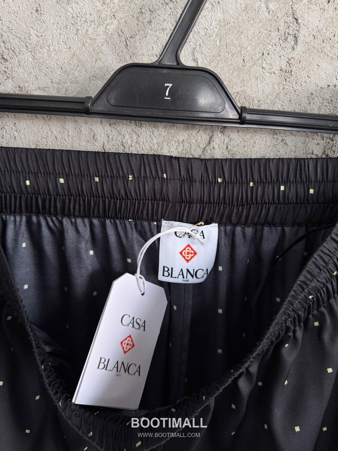 Casablanca Cross Print Pants Silk Black 카사블랑카 크로스 프린트 팬츠 실크 블랙 9