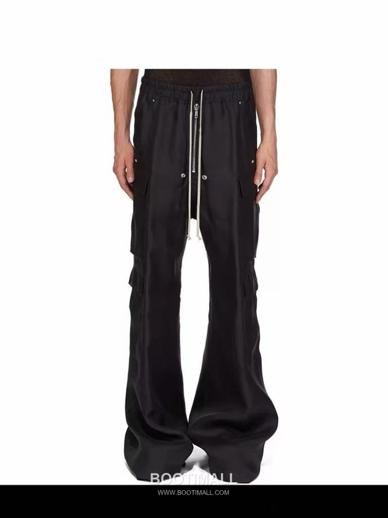 Drawstring Wide Pants Black 드로우스트링 와이드 팬츠 블랙 3
