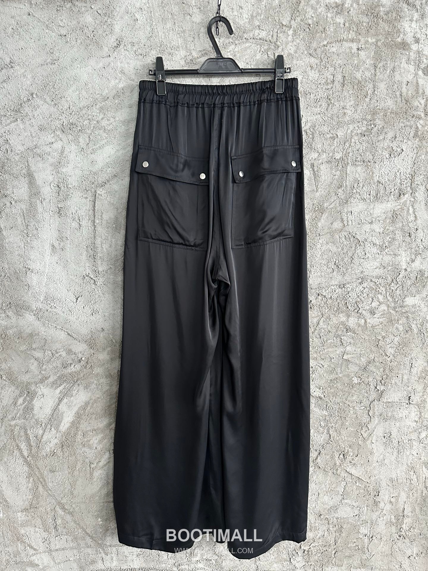 Drawstring Wide Pants Black 드로우스트링 와이드 팬츠 블랙 5