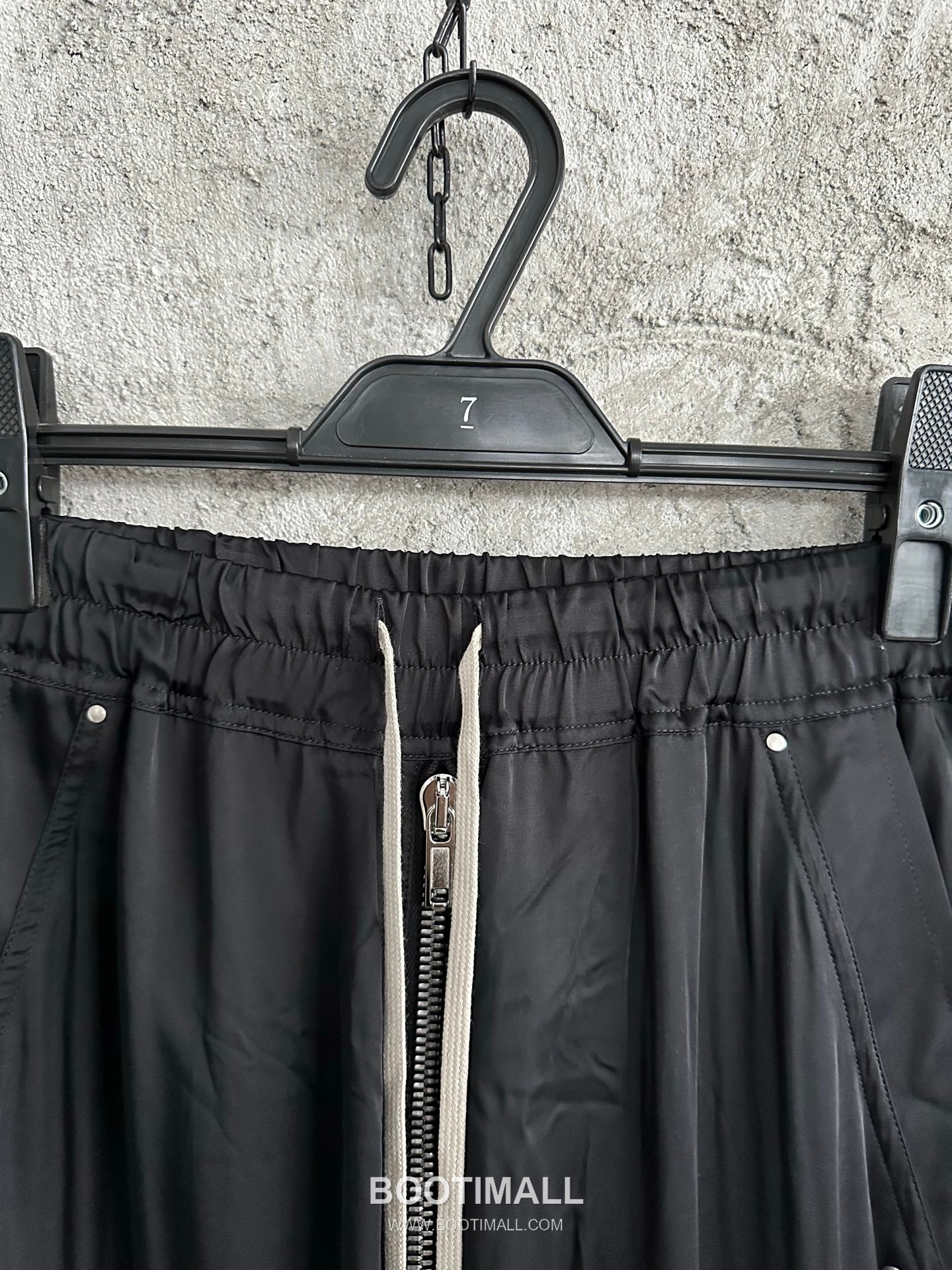 Drawstring Wide Pants Black 드로우스트링 와이드 팬츠 블랙 7