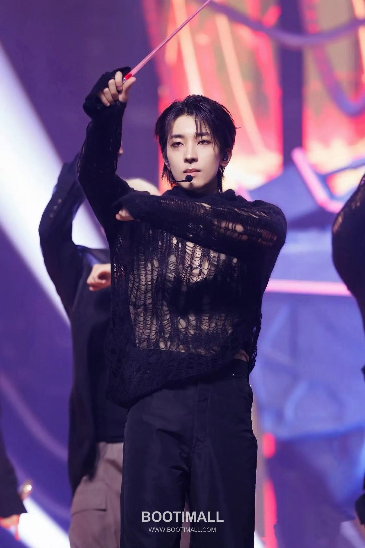 Rick Owens Mohair Crewneck Sweater Nylon, Mohair, Wool Black 릭오웬스 모헤어 크루넥 스웨터 나일론, 모헤어, 울 블랙 2