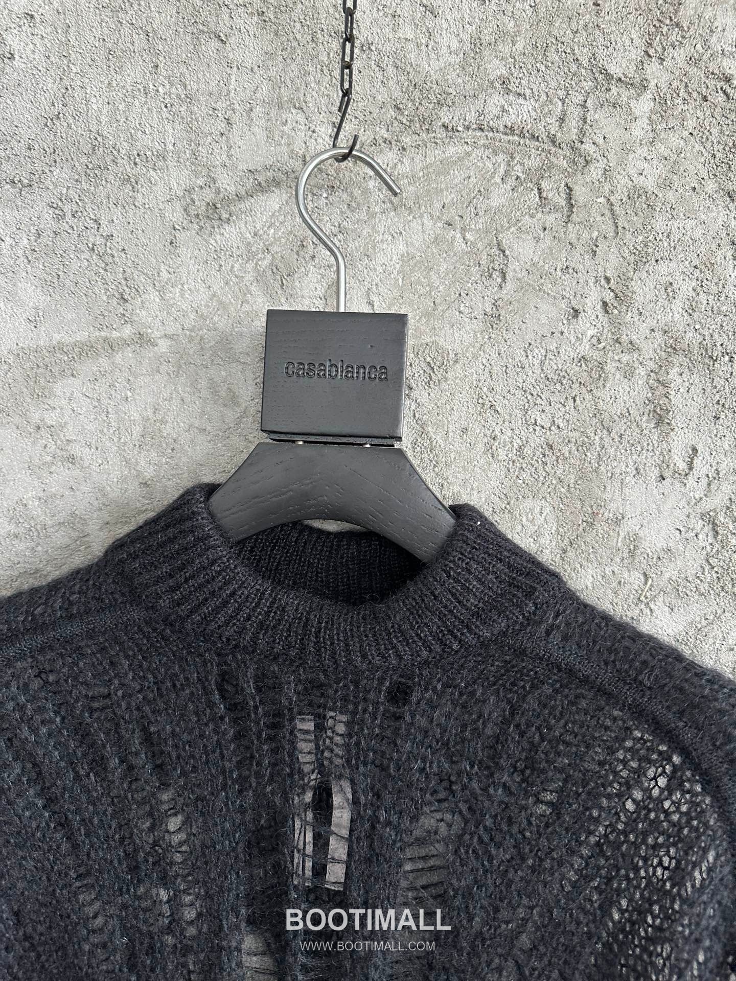 Rick Owens Mohair Crewneck Sweater Nylon, Mohair, Wool Black 릭오웬스 모헤어 크루넥 스웨터 나일론, 모헤어, 울 블랙 7