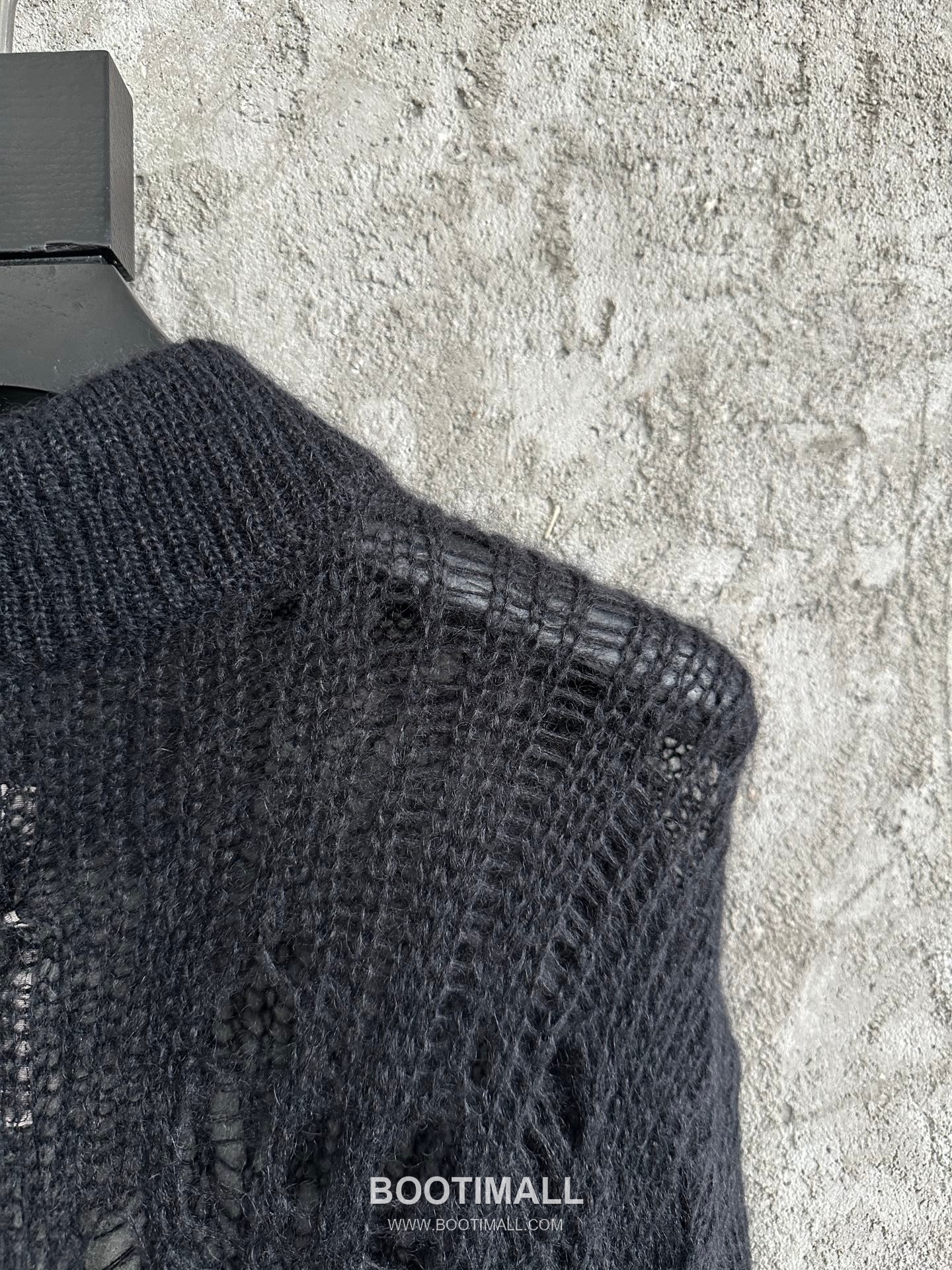 Rick Owens Mohair Crewneck Sweater Nylon, Mohair, Wool Black 릭오웬스 모헤어 크루넥 스웨터 나일론, 모헤어, 울 블랙 10