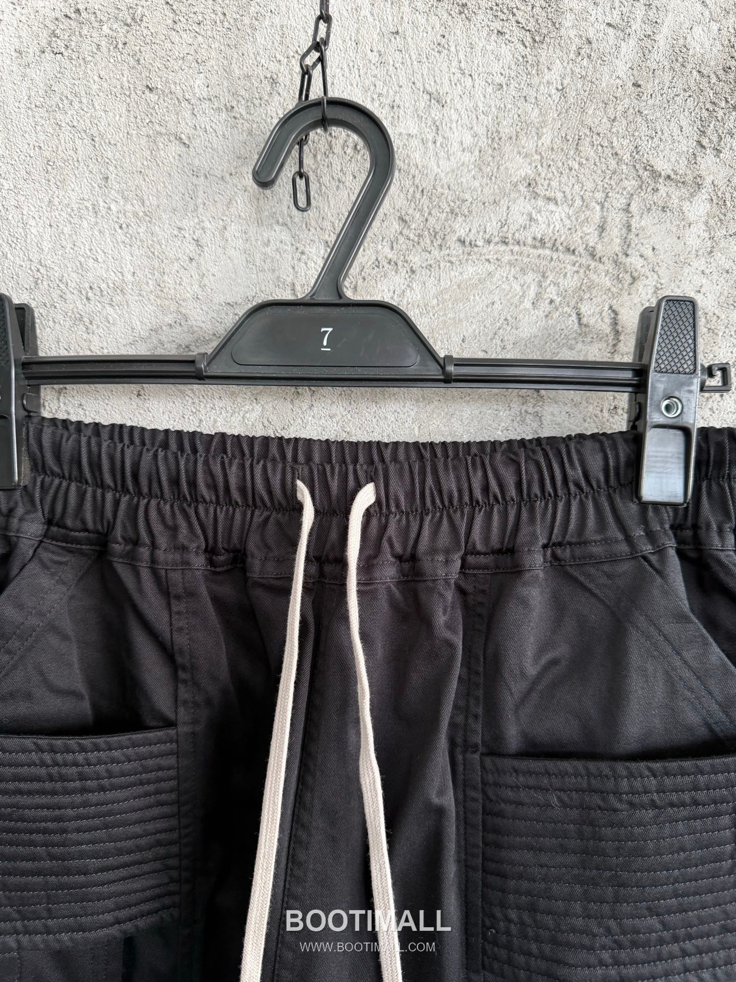 Rick Owens Waxed Pocket Pants Denim, Stretch Fabric Black 릭 오웬스 왁스드 포켓 팬츠 데님, 스트레치 원단 블랙 5