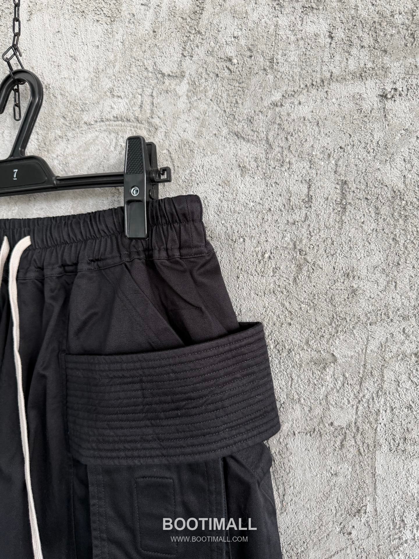 Rick Owens Waxed Pocket Pants Denim, Stretch Fabric Black 릭 오웬스 왁스드 포켓 팬츠 데님, 스트레치 원단 블랙 6