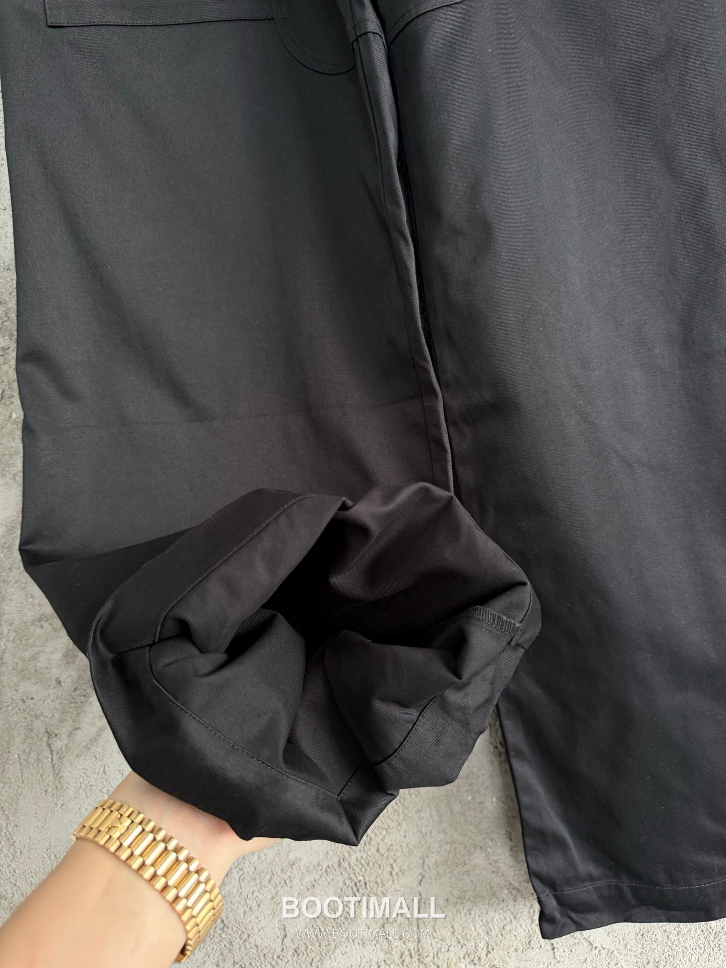 Rick Owens Waxed Pocket Pants Denim, Stretch Fabric Black 릭 오웬스 왁스드 포켓 팬츠 데님, 스트레치 원단 블랙 8