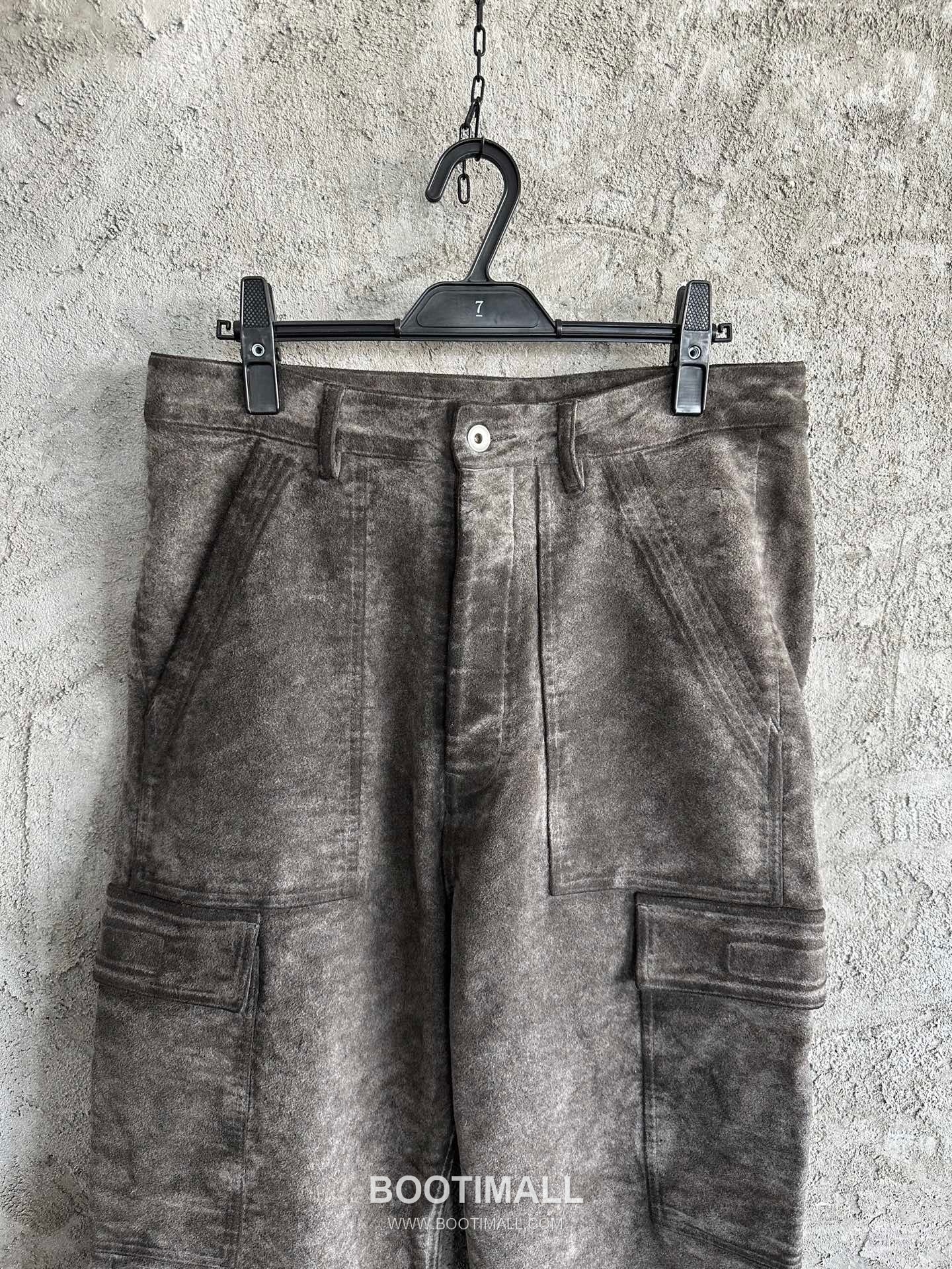 Rick Owens Washed Cargo Pants Cotton Gray 릭 오웬스 워시드 카고 팬츠 코튼 그레이 6