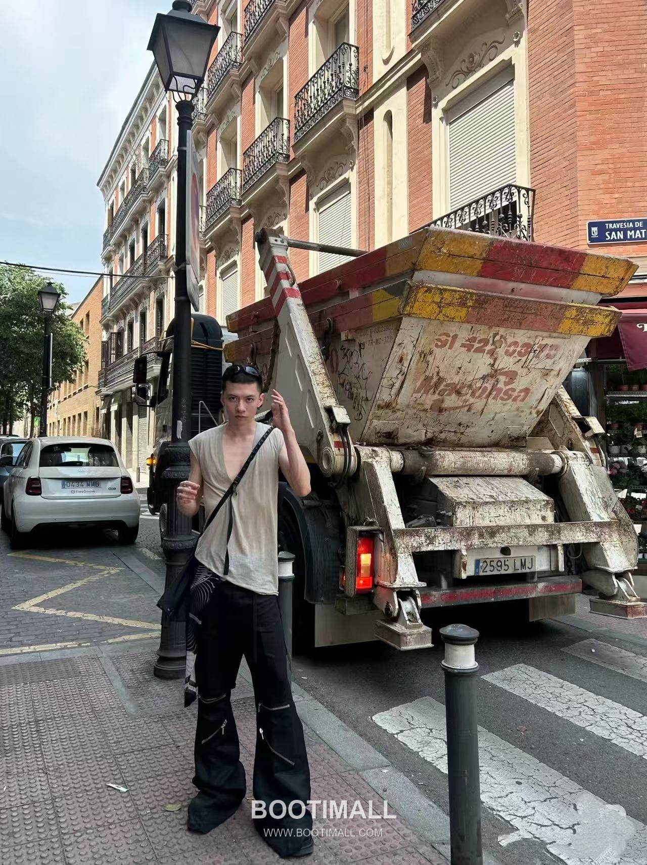 Zip Flare Pants Fabric Black 지퍼 플레어 팬츠 패브릭 블랙 6