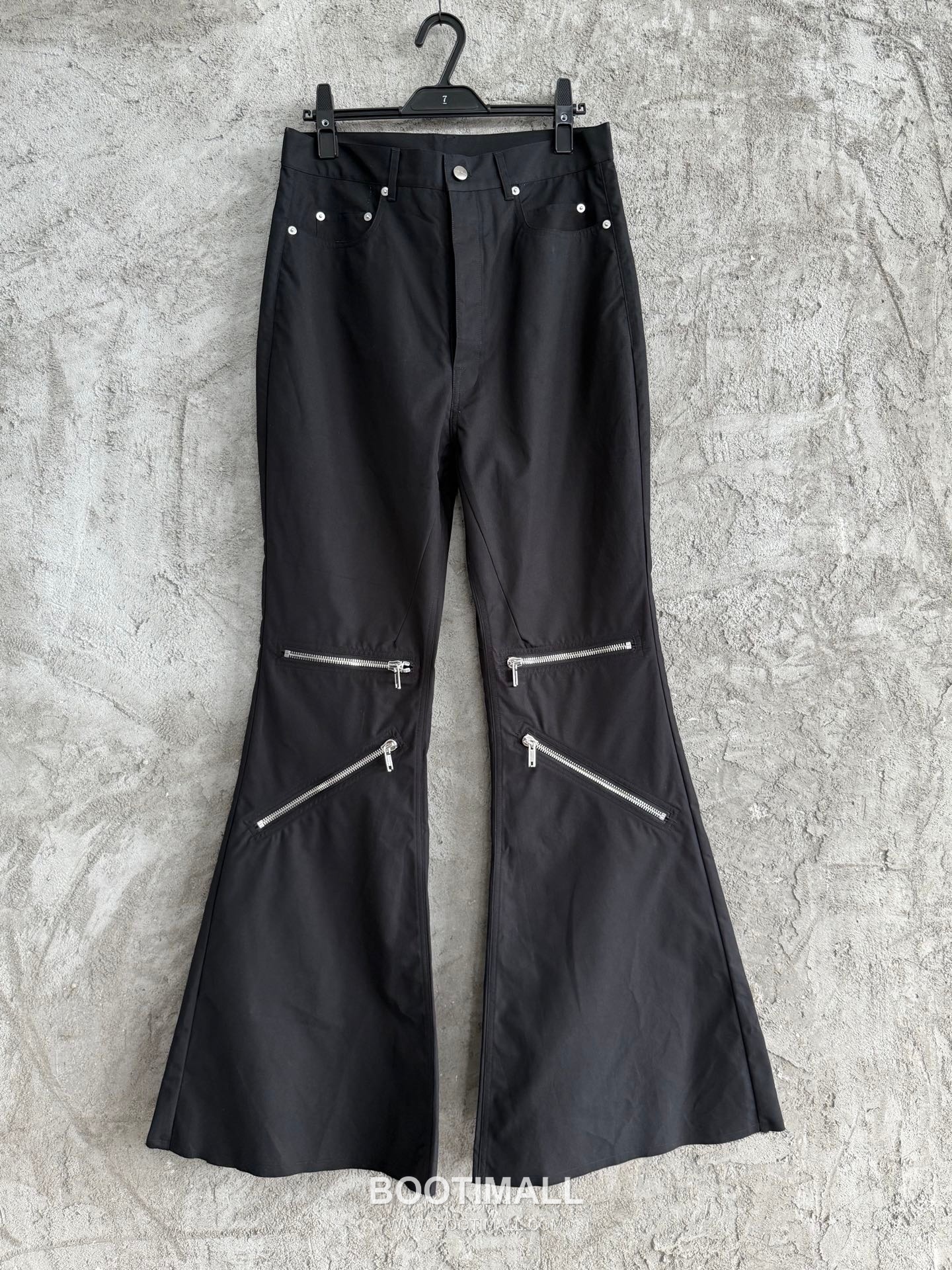 Zip Flare Pants Fabric Black 지퍼 플레어 팬츠 패브릭 블랙 7