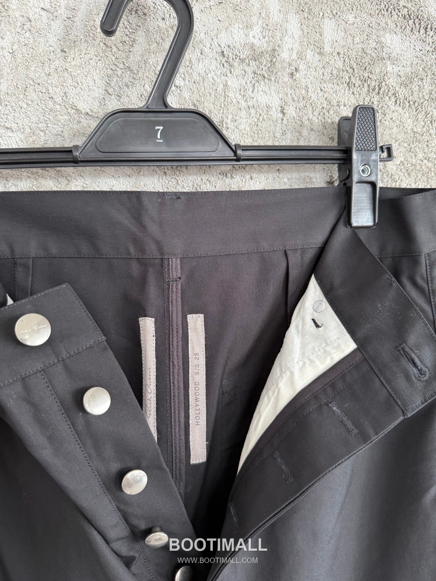 Zip Flare Pants Fabric Black 지퍼 플레어 팬츠 패브릭 블랙 12