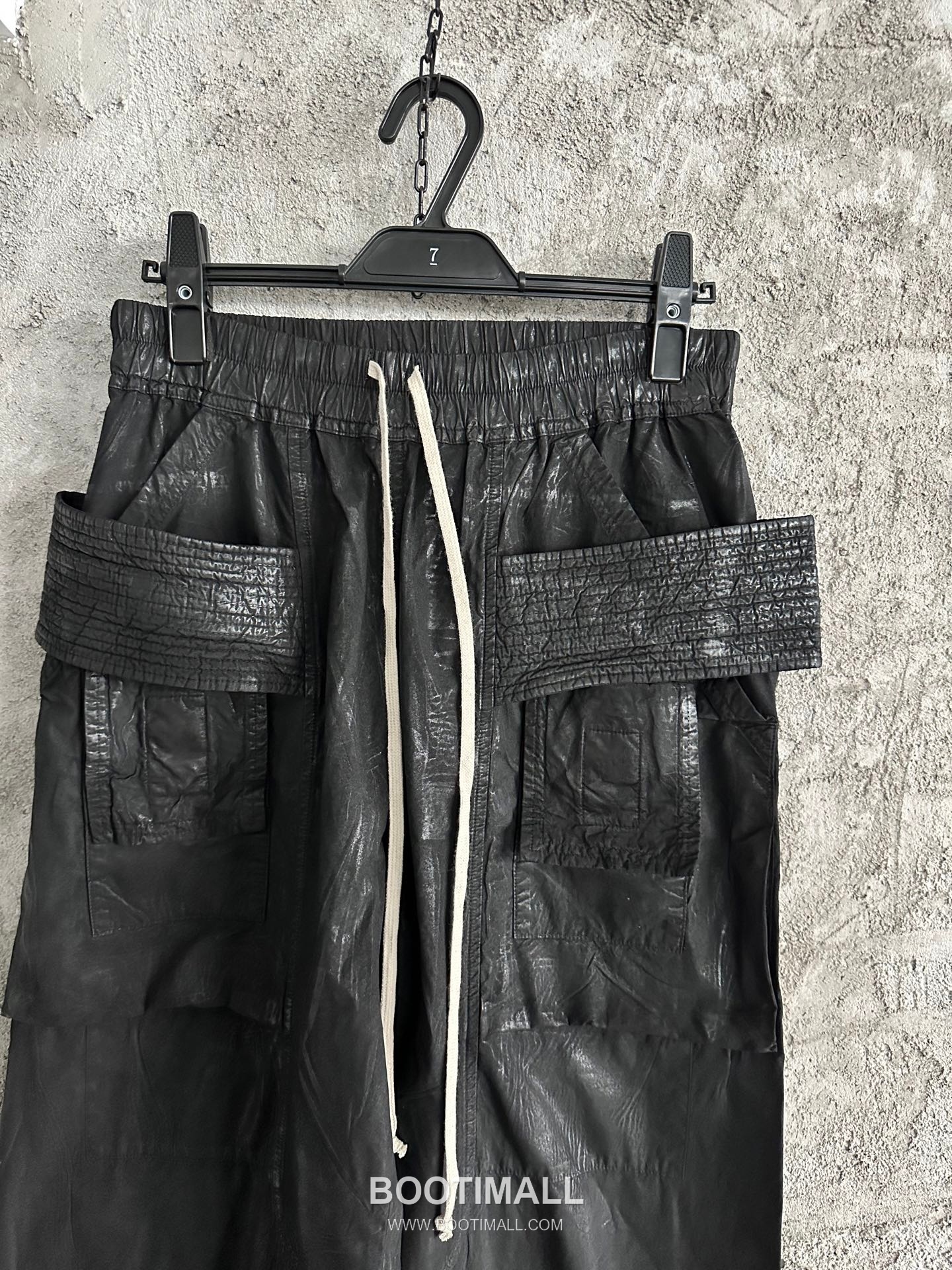 Rick Owens Double Ring Wide Pants Cotton Black 릭 오웬스 더블 링 와이드 팬츠 코튼 블랙 3