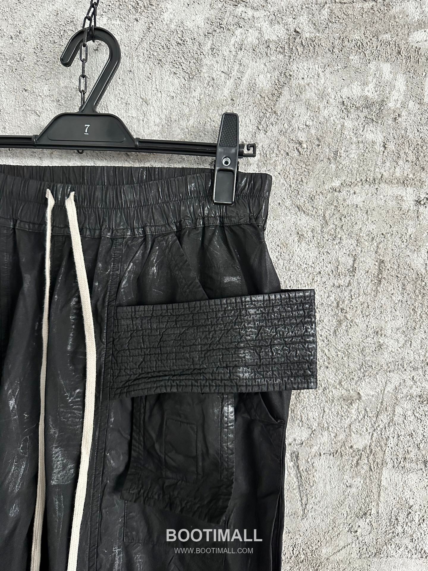 Rick Owens Double Ring Wide Pants Cotton Black 릭 오웬스 더블 링 와이드 팬츠 코튼 블랙 4