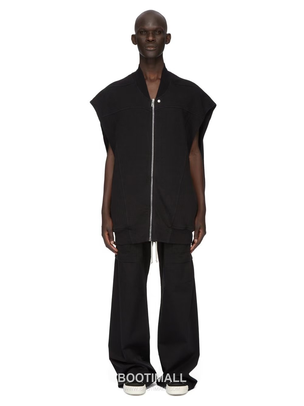 Drawstring Wide Pants Black 드로우스트링 와이드 팬츠 블랙 1