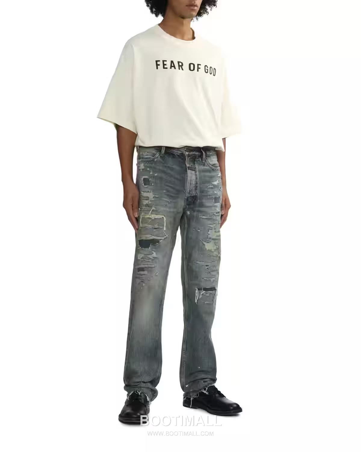 Fear of God Distressed Jeans Denim Blue Pants 피어 오브 갓 디스트로이드 데님 팬츠 데님 블루 1